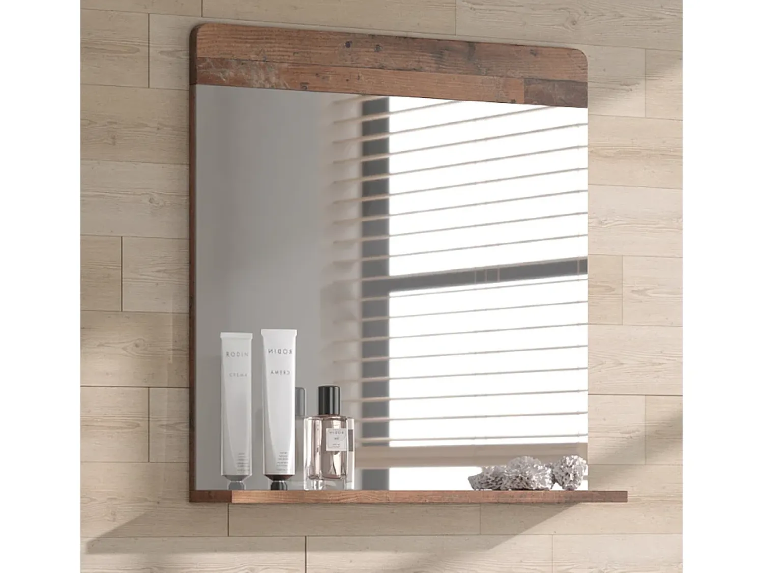 Online Vicco Espejo de baño estilo antiguo 60x12x62 izan Marru00f3n