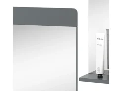 Vicco Espejo^Espejo de baño 60x12x62 izan Gris