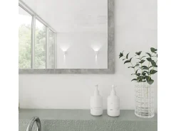 Hot Vicco Espejo de baño hormigón 45x2x60 kiko Gris claro