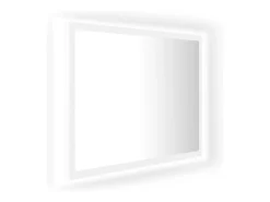 Helloshop26 Espejo^Espejo de baño LED 60 x 8,5 x 37 cm acrílico 02_0006981 Blanco
