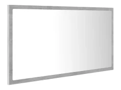 Helloshop26 Espejo^Espejo de baño LED 80 x 8,5 x 37 cm acrílico 02_0006992 Gris