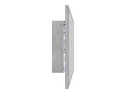 Helloshop26 Espejo^Espejo de baño LED 80 x 8,5 x 37 cm acrílico 02_0006992 Gris