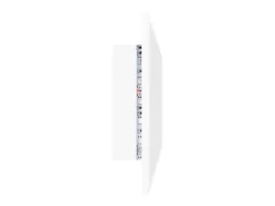 Espejo de baño LED 100 x 8,5 x 37 cm acrílico blanco 02_0006979