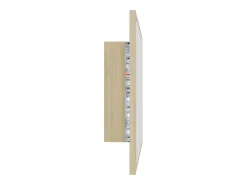 Espejo de baño LED 60 x 8,5 x 37 cm roble acrílico 02_0006962