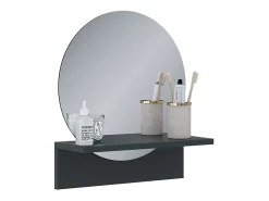 Espejo de baño negro 40x15x47.5 elyra