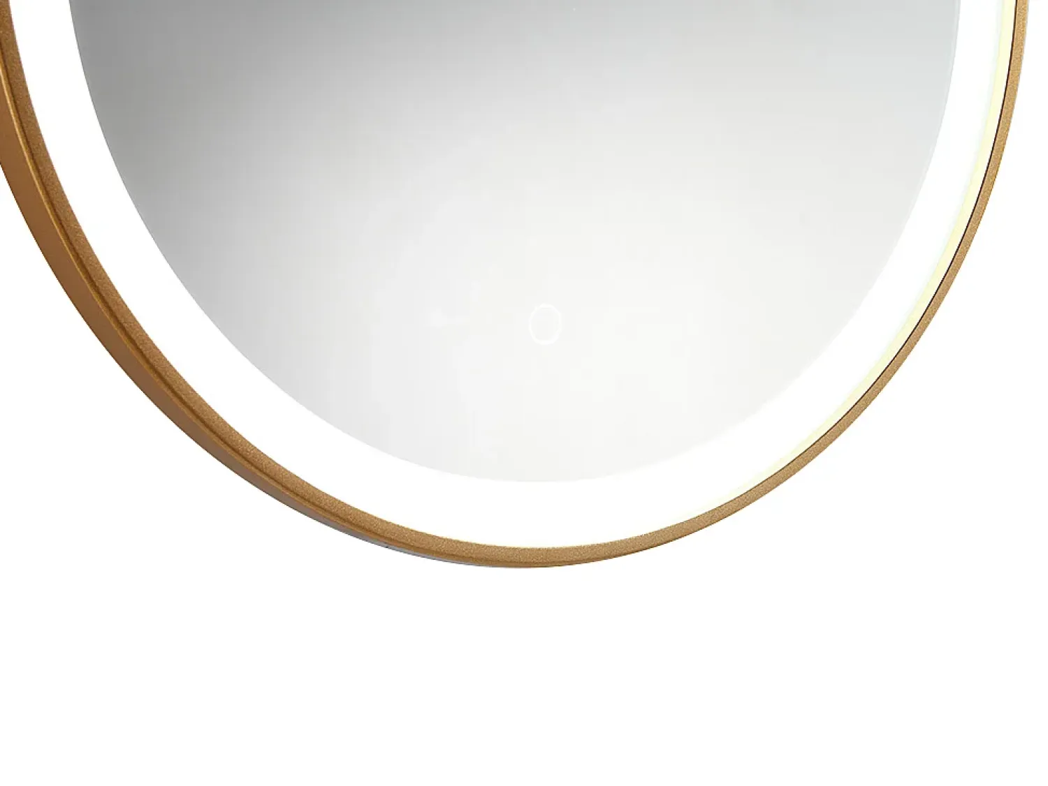 OZAIA Espejo De Pared|Espejo^Espejo de baño redondo luces led NUMEA 60x3.5x60 cm Dorado