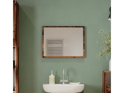 Vicco Espejo^Espejo de baño roble rústico 45x2x60 kiko Color natural oscuro