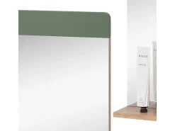 Outlet Vicco Espejo de baño roble /dorado 60x12x62 izan Verde