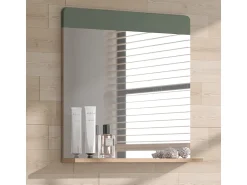 Outlet Vicco Espejo de baño roble /dorado 60x12x62 izan Verde