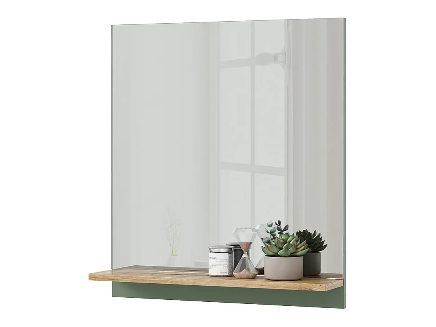 Vicco Espejo^Espejo de baño /artesano 60x14x67 marelle Verde