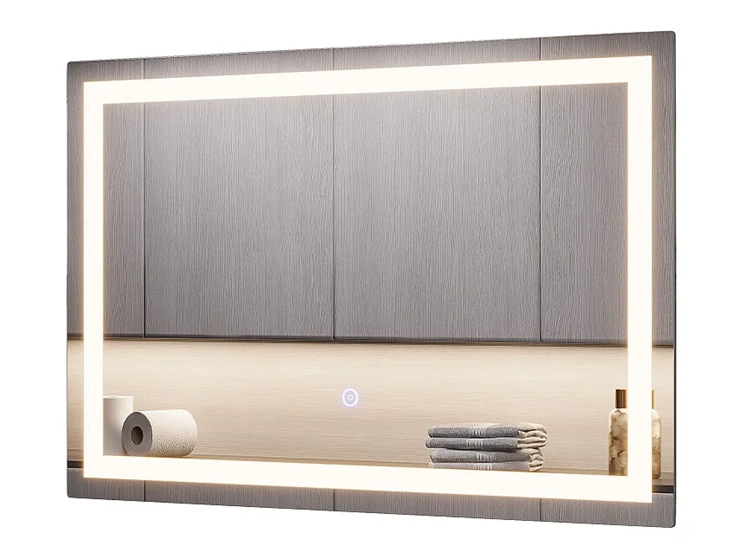 Outlet Vicco Espejo de baño vidrio 60x40x2.8 miral Transparente