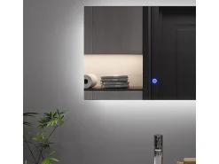 Vicco Espejo de baño vidrio 60x40x2.8 miral Transparente