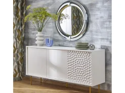 Espejo de diseño redondo 80cm Luni