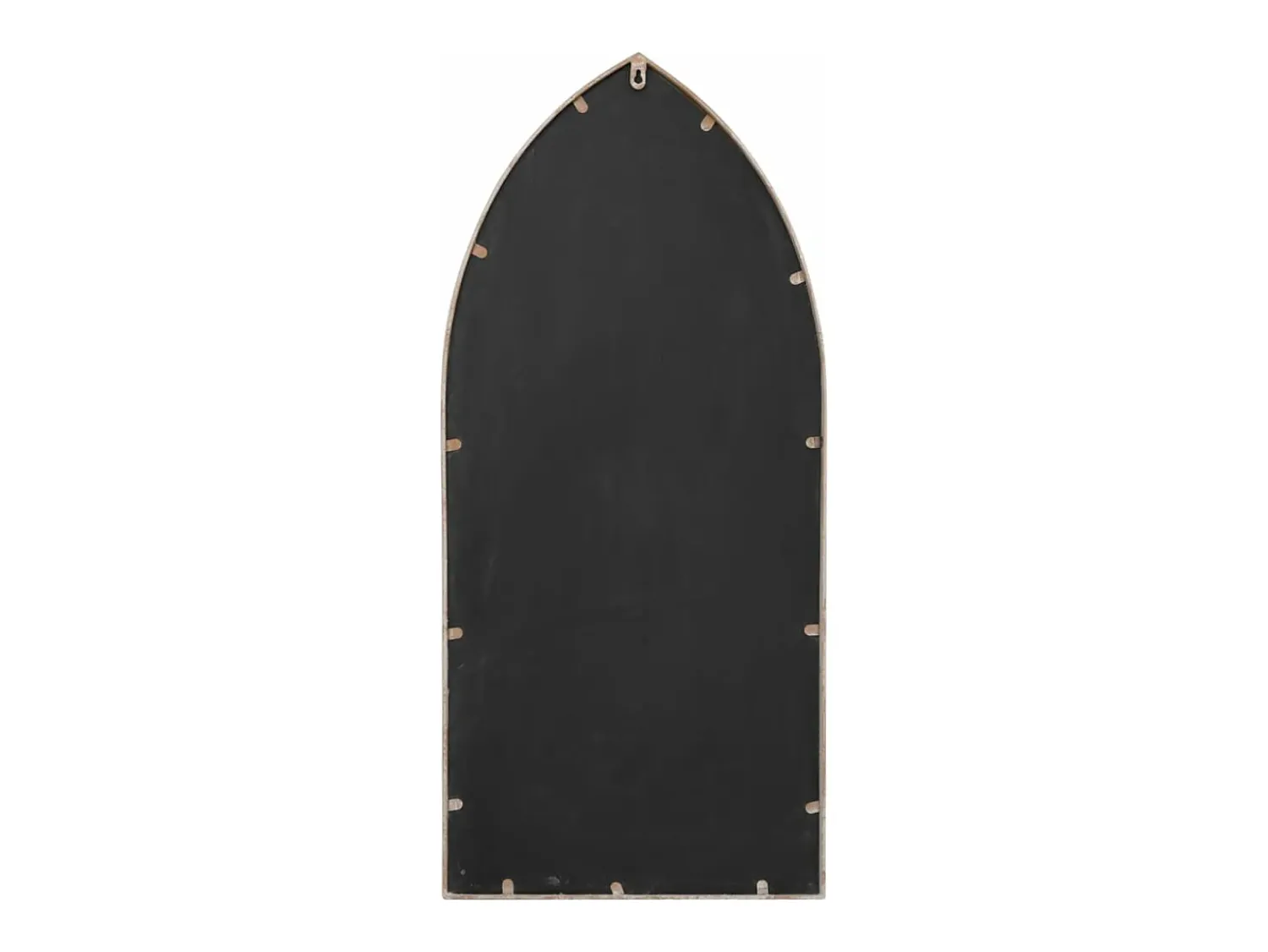 Clearance Espejo de jardín arena hierro para exterior 70x30 cm ES126730 Crema