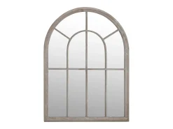 Best Espejo de jardín arena hierro para exterior 60x45 cm ES333209 Crema
