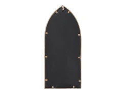 Outlet Espejo de jardín Arena 70x30 cm Hierro para uso exterior Crema