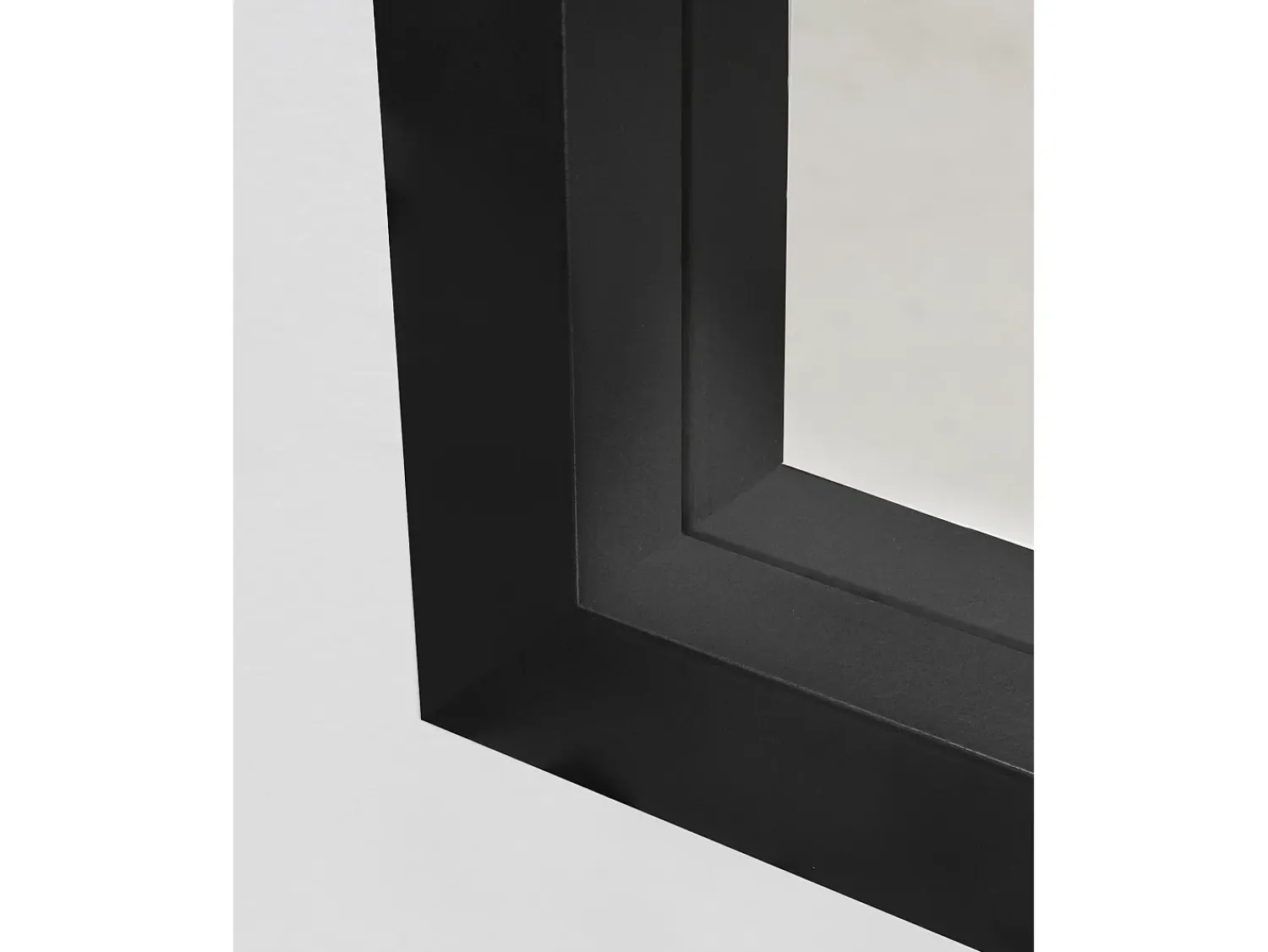 Sale DECOWOOD Espejo de madera color de 49x149cm - NÜI BOLD - Negro
