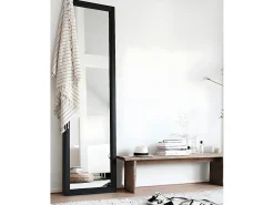 Sale DECOWOOD Espejo de madera color de 49x149cm - NÜI BOLD - Negro
