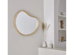 Sale Sweeek Espejo de madera de abeto decorativo de pared, 85cm natural Color natural claro
