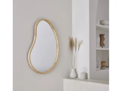 Sale Sweeek Espejo de madera de abeto decorativo de pared, 85cm natural Color natural claro