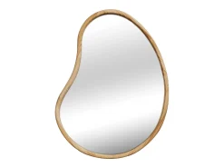 Clearance Sweeek Espejo de madera de abeto decorativo de pared, 65cm natural Color natural claro