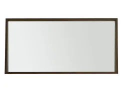 Outlet BERAH GETAH Espejo de madera de mindi maciza de 135x67 cm Marru00f3n