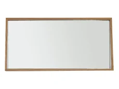 BERAH GETAH Espejo De Pared|Espejo^Espejo de madera de minmaciza de 135x67 cm Color natural claro