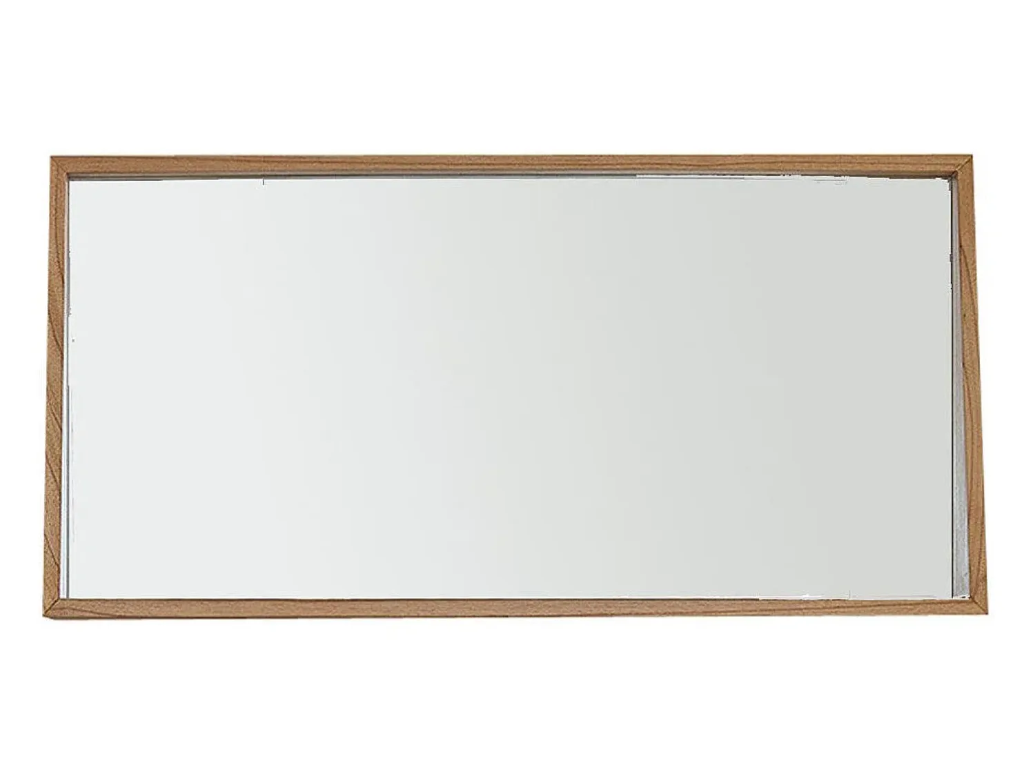 BERAH GETAH Espejo De Pared|Espejo^Espejo de madera de minmaciza de 135x67 cm Color natural claro