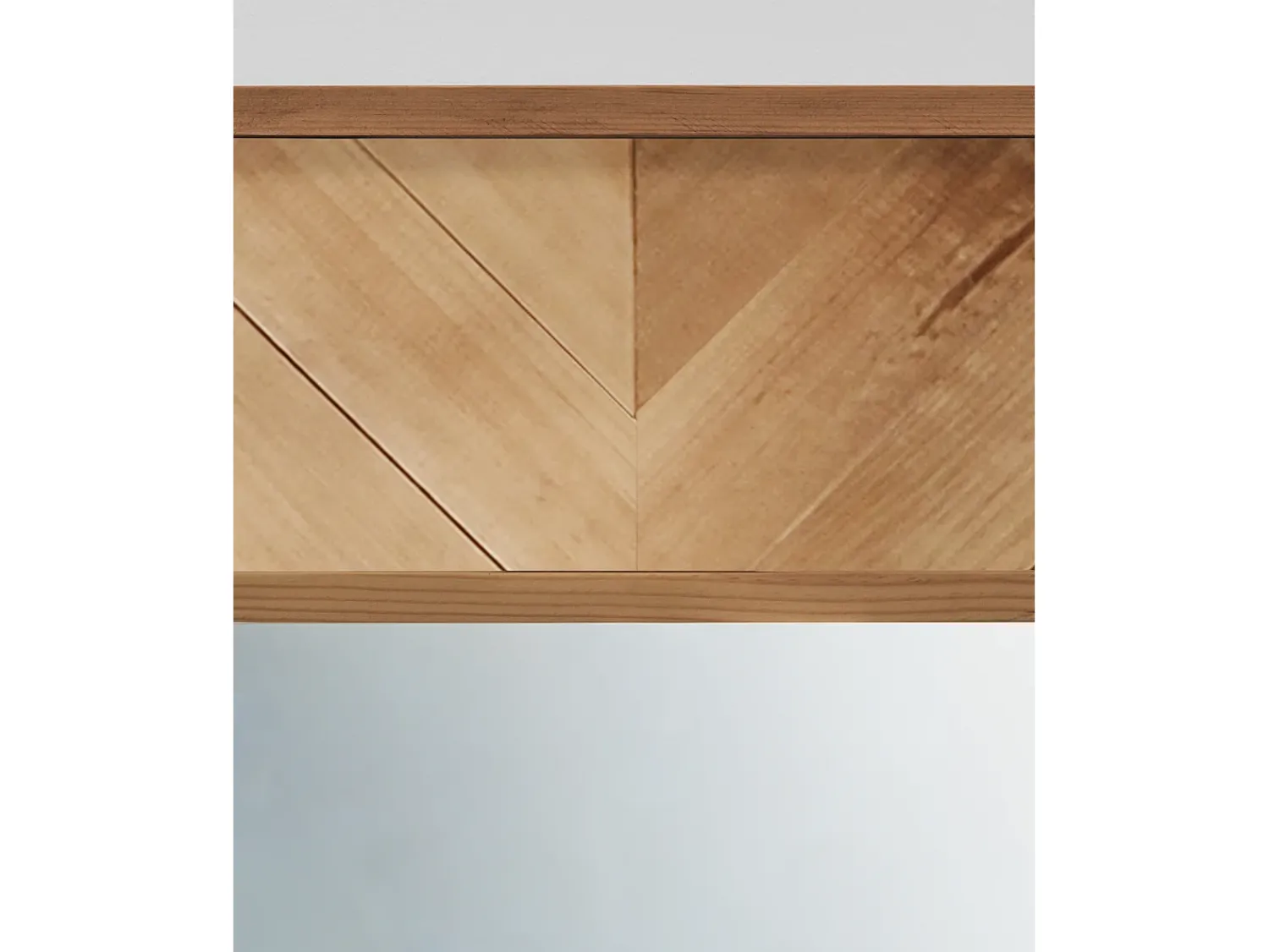 Sale DECOWOOD Espejo de madera maciza en tono roble oscuro de 163x84cm - VILLA - Multicolor