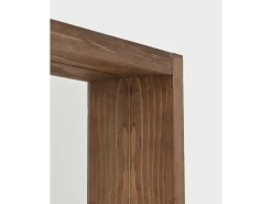 Best DECOWOOD Espejo de madera maciza tono roble oscuro de 160x80cm - WALLS - Marru00f3n