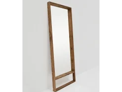 Best DECOWOOD Espejo de madera maciza tono roble oscuro de 160x80cm - WALLS - Marru00f3n
