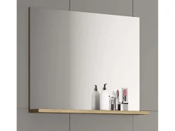 VCM Espejo^Espejo de muebles de baño Landos Blanco / Roble de miel 0 Multicolor