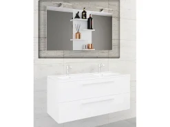 Discount VCM Espejo de muebles de baño Budasi Blanco 0 Multicolor