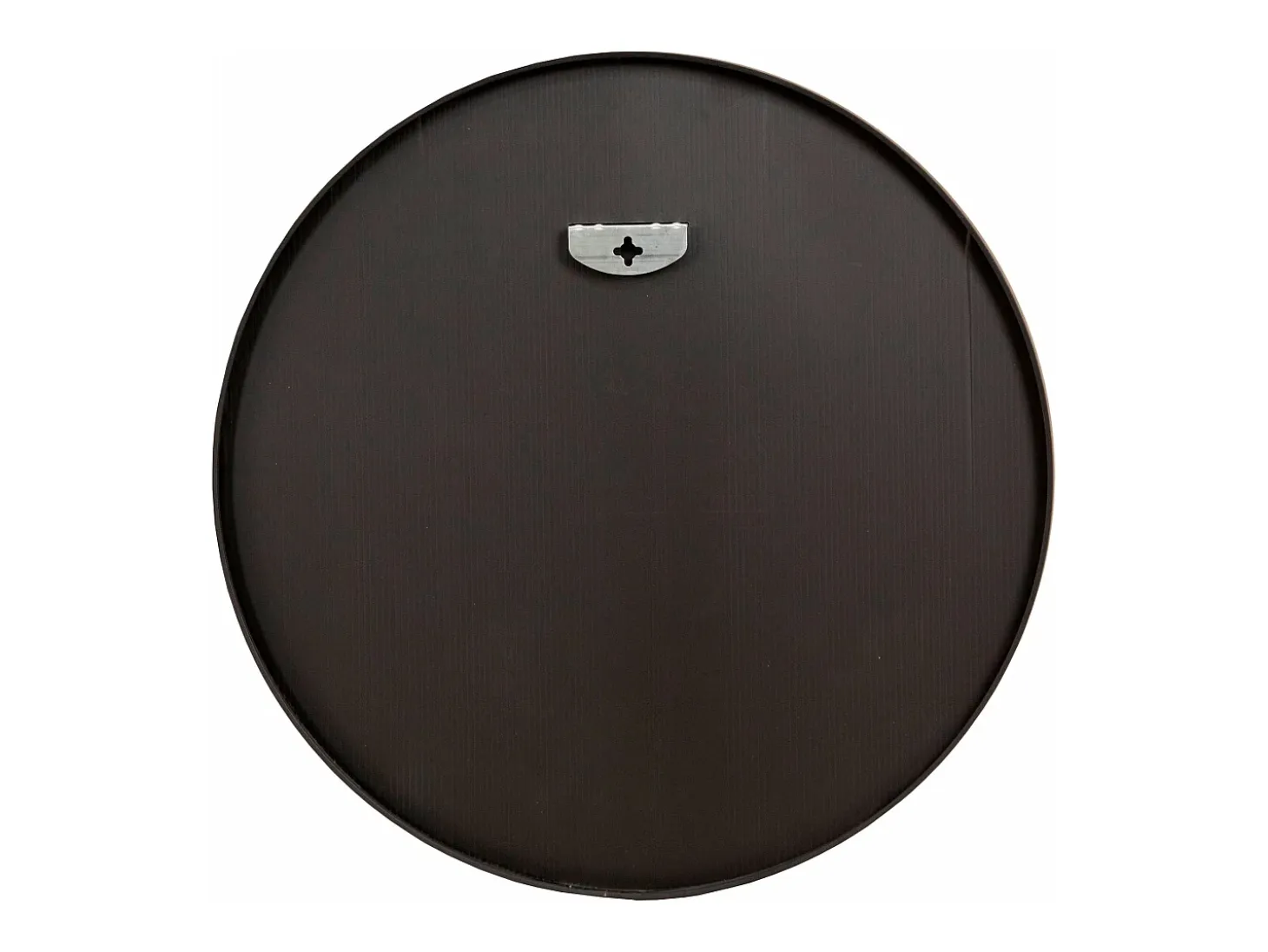 Espejo de pared 60 cm de diámetro marco de aluminio negro 03_0007935