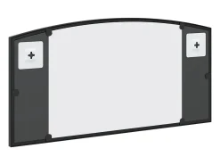 Clearance Espejo de pared arco de hierro 60x30 cm ES587238 Negro