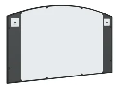 Online Espejo de pared arco de hierro 100x60 cm ES679659 Negro