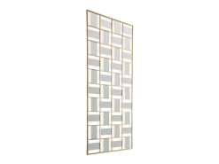 Espejo de pared art déco POZZA - L 72 x H 133 cm