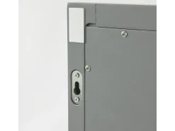 Sale Sobuy Espejo de Pared con 1 Estante Espejo de baño Color Oscuro FRG129-SG ES Gris