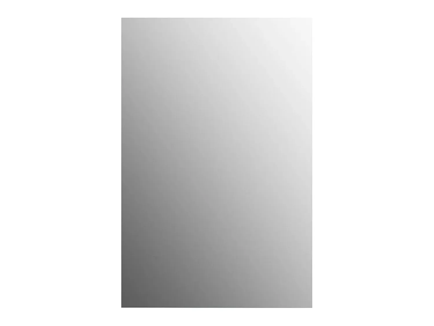 Clearance Espejo de pared con lámparas LED Cristal Rectangular Plateado