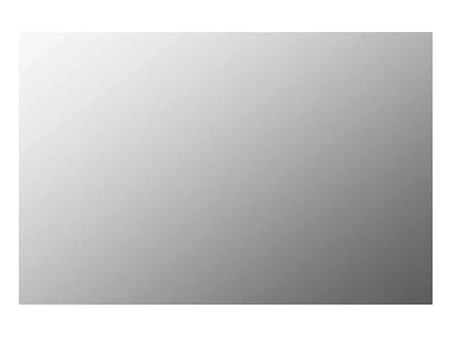 Clearance Espejo de pared con lámparas LED Cristal Rectangular Plateado