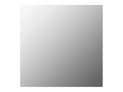 Online Espejo de pared con luces LED cuadrado de vidrio ES272073 Plateado