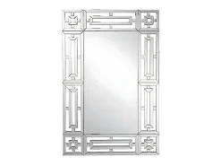 Sale OZAIA Espejo de pared de acero inoxidable - Ancho 120 x Alt. 80 cm - - LOAYE Plateado