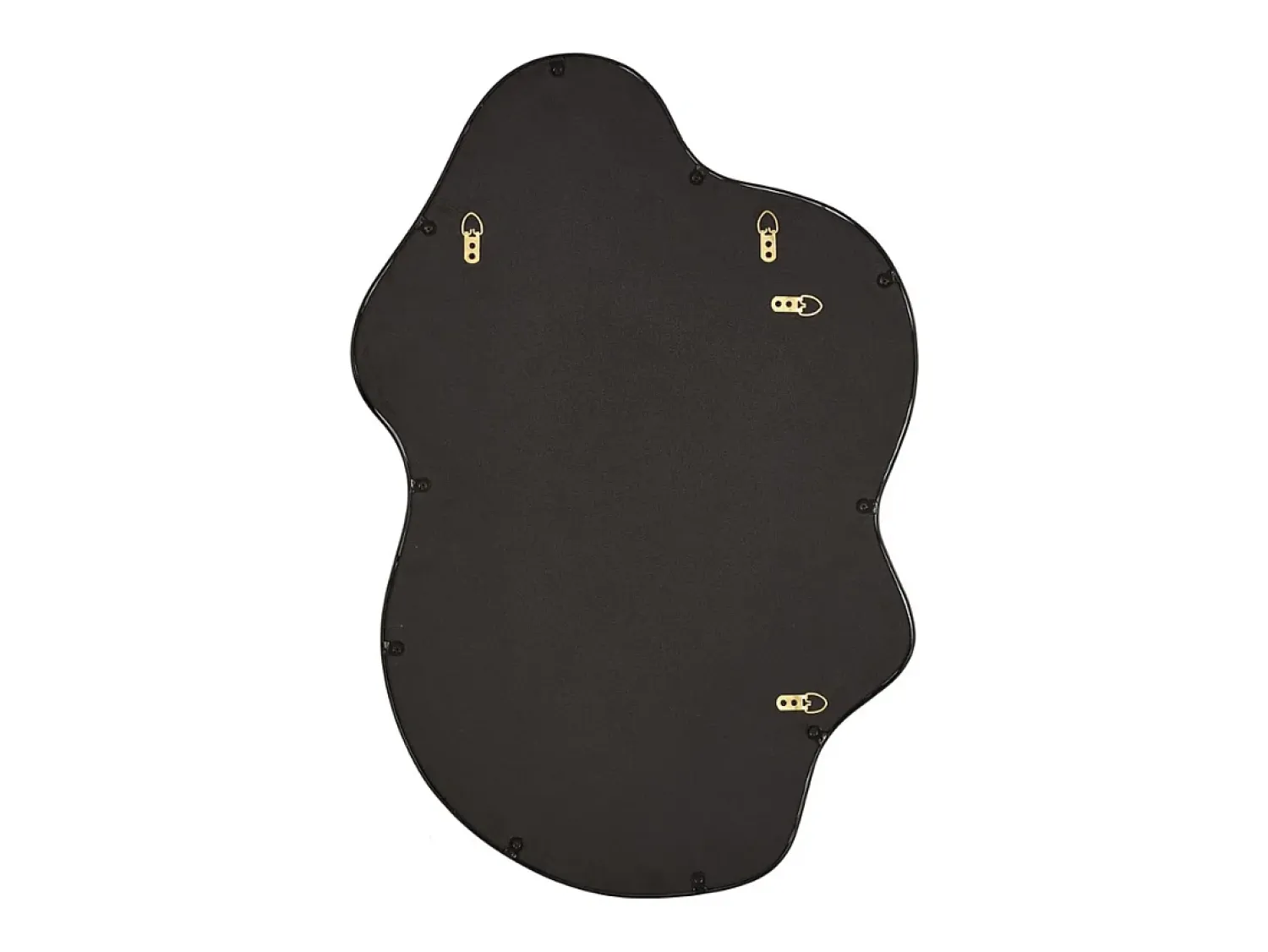 MSO Espejo De Pared|Espejo^Espejo de pared de aluminio cepillado de 56 x 90 cm Ely Negro