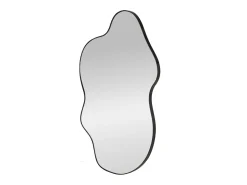 MSO Espejo De Pared|Espejo^Espejo de pared de aluminio cepillado de 56 x 90 cm Ely Negro