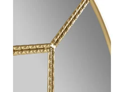 Les Tendances Espejo De Pared|Espejo^Espejo de pared de diseño redondo KALY en metal - Ø 73 cm Dorado