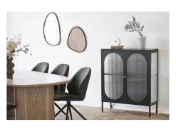 Espejo de pared de madera marrón LUXON – L 38,5 × H 64,5 cm