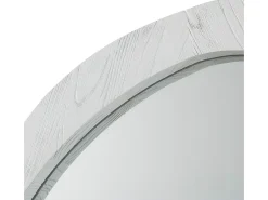 Les Tendances Espejo De Pared|Espejo^Espejo de pared de madera ovalado Blac Blanco
