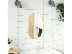 Outlet Espejo de pared 60x40 cm Dorado