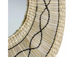 Hot THINIA HOME Espejo de Pared en Algas Marinas Redondo Bask Natural Ø55cm Beige