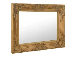 Clearance Espejo de pared estilo barroco 50x40 cm ES883707 Dorado